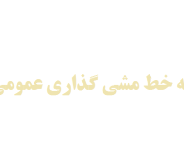 انجام پایان نامه خط مشی گذاری عمومی